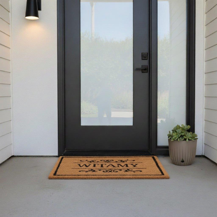 Wycieraczka kokosowa HOME 60x40cm wzór 4